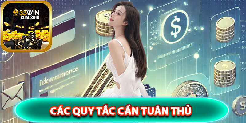 Các quy tắc cần tuân thủ